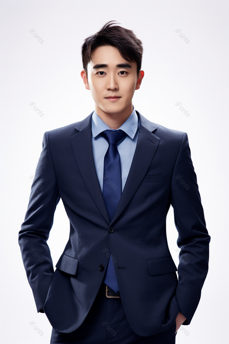 商务穿蓝色西装的男人实拍摄影图老板销售员管理层,高清,摄影图,摄影图片,图片大全,摄影图免费下载